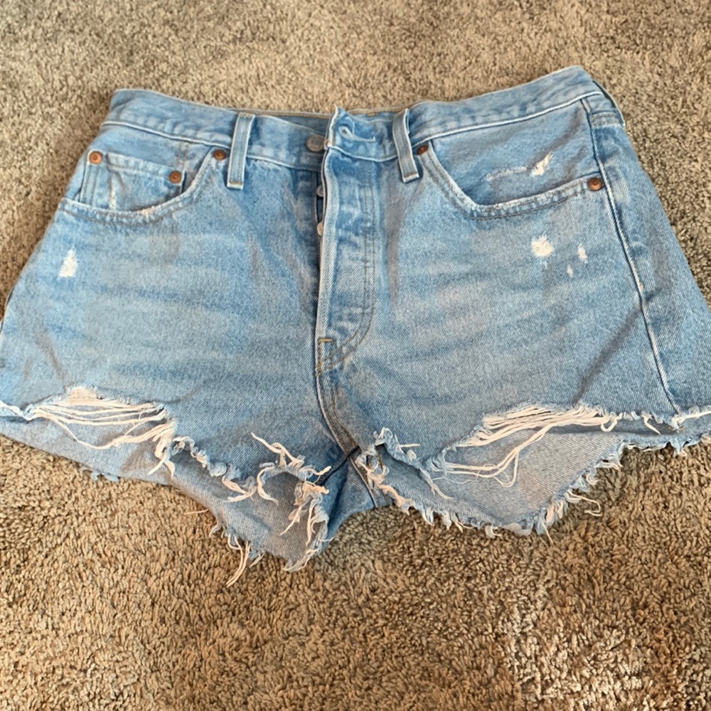 Levi’s 501 Denim Cutoff Shorts - ALEX COOPER WEARS THESE